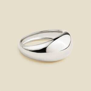 NEW MADE BY MARY women's gloss ring in silver